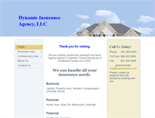 Tablet Screenshot of dynamicinsurance.com